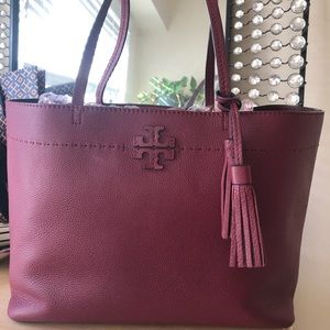 Tory burch mcgraw large tote